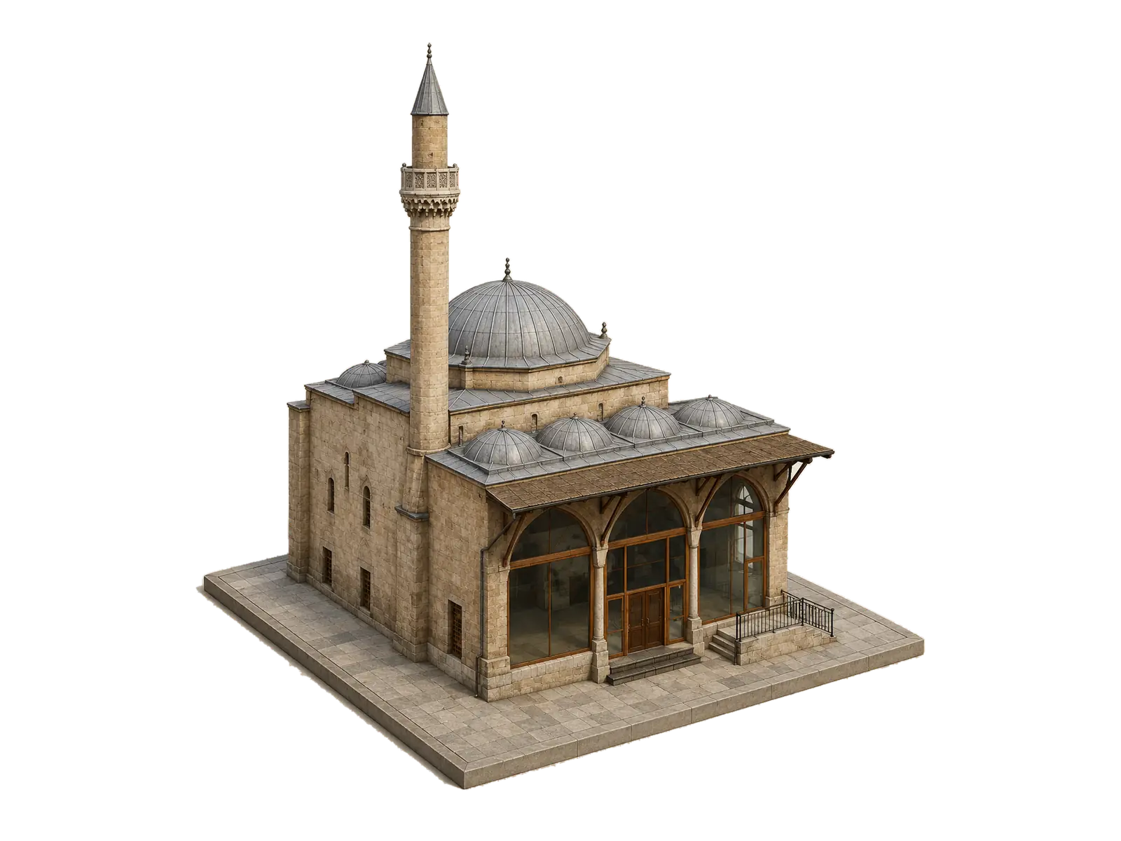 Karaman — Aktekke Camii (Mader-i Mevlâna Camii)