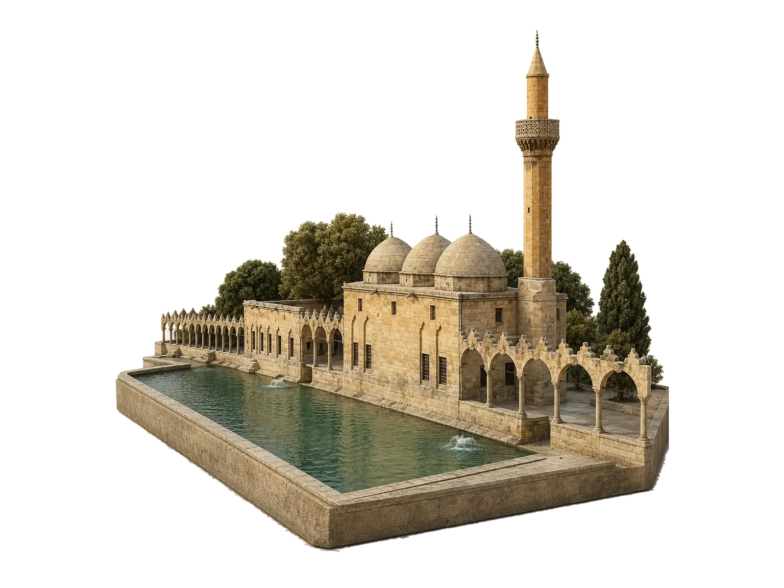 Şanlıurfa — Halil-ür Rahman Camii (Döşeme Camii)